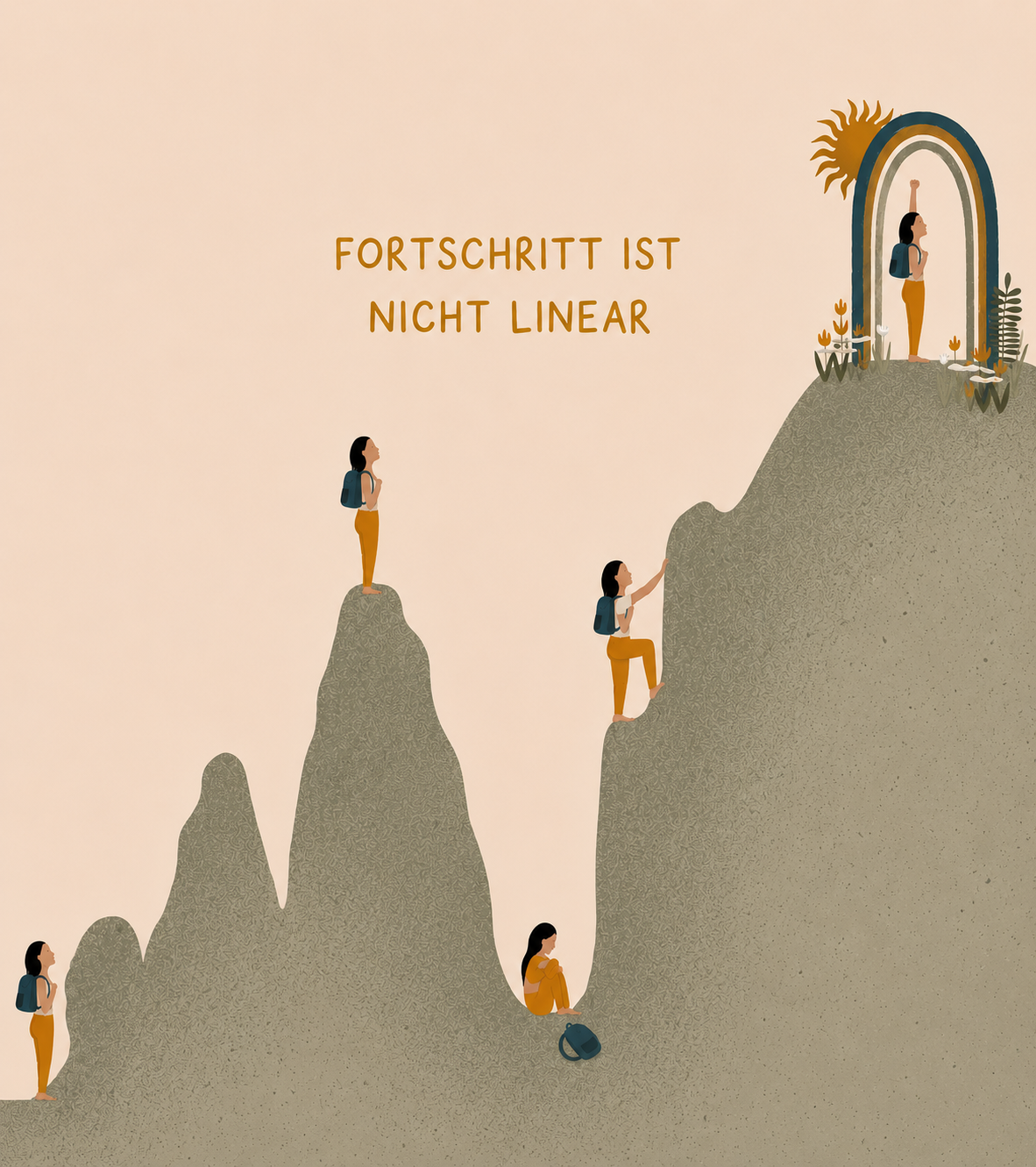 Illustration: Symbolbild zur Mind-Body-Arbeit bei ME/CFS und Long-Covid